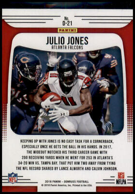 2018 Donruss #D-21 Julio Jones Dominators