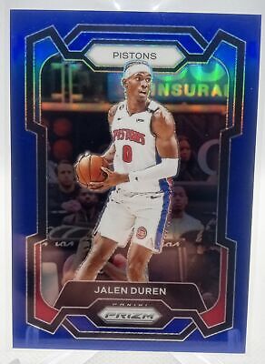 2023-24 Panini Prizm #210 Jalen Duren Prizms Blue #/199