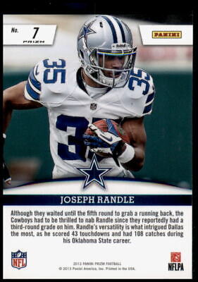 2013 Panini Prizm #7 Joseph Randle Rookie Impact Prizms