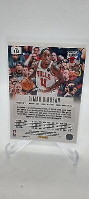 2023-24 Panini Prizm Deca #118 DeMar DeRozan Base Prizms Blue #/149