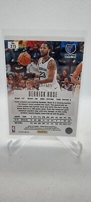 2023-24 Panini Prizm Deca #275 Derrick Rose Base Prizms Red #/199