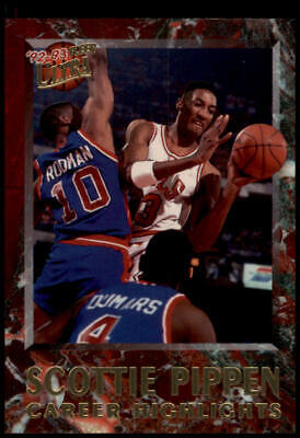 1992-93 Ultra #11 Scottie Pippen Scottie Pippen Career Highlights