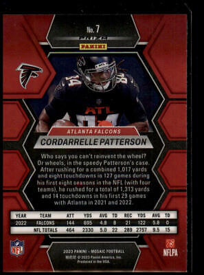 2023 Panini Mosaic #7 Cordarrelle Patterson Mosaic