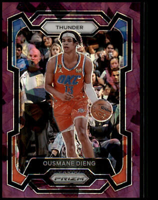 2023-24 Panini Prizm #217 Ousmane Dieng Prizms Purple Ice #/149