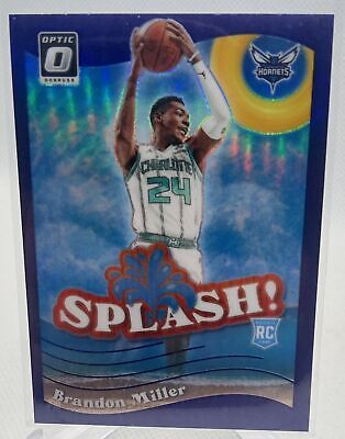 2023-24 Donruss Optic #11 Brandon Miller Splash Purple Rookie