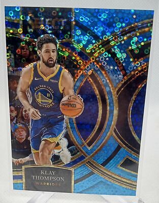 2023-24 Panini Select #198 Klay Thompson Light Blue Disco Prizms #/99