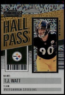 2023 Panini Contenders #20 T.J. Watt Hall Pass