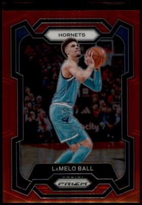 2023-24 Panini Prizm #41 LaMelo Ball Prizms Red #/299