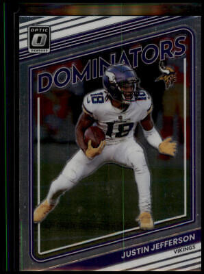 2022 Donruss Optic #D-10 Justin Jefferson Dominators