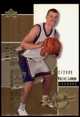 2002-03 Upper Deck Inspirations #185 Maciej Lampe Redeemed Draft Pick  #/2999