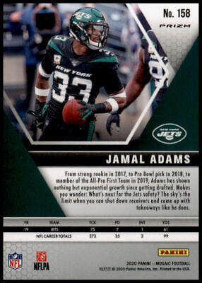 2020 Panini Mosaic #158 Jamal Adams Prizm Red Red Hobby Exclusive Rare