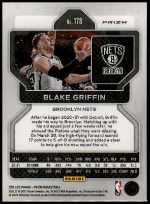 2021-22 Panini Prizm #178 Blake Griffin Green