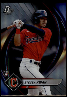 2022 Bowman Platinum #66 Steven Kwan Rookie Foil