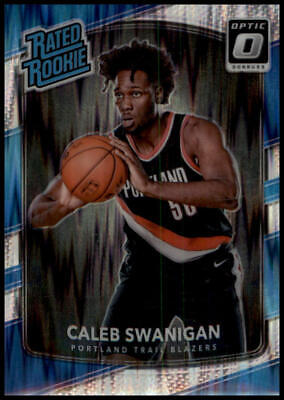 2017-18 Donruss Optic #175 Caleb Swanigan Rated Rookie Shock