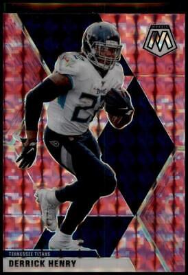 2020 Panini Mosaic #191 Derrick Henry Prizm Camo Pink