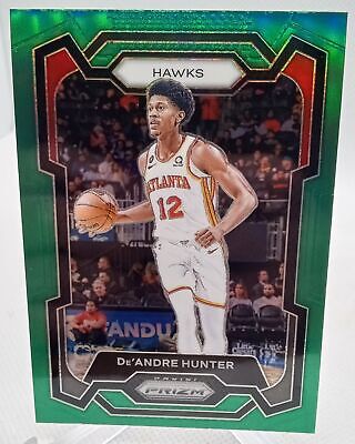 2023-24 Panini Prizm #207 De'Andre Hunter Prizms Green