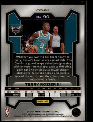 2023-24 Panini Prizm #90 Terry Rozier III Prizms Pink Ice