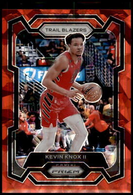 2023-24 Panini Prizm #203 Kevin Knox II Prizms Red Ice