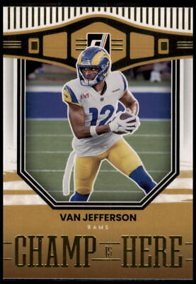 2022 Donruss #CIH-18 Van Jefferson Champ is Here