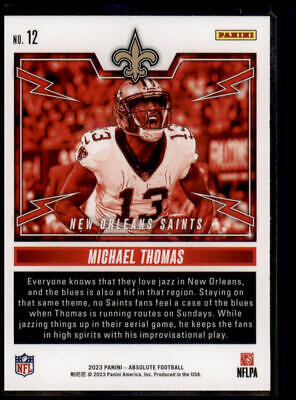 2023 Panini Absolute #12 Michael Thomas Rock Out