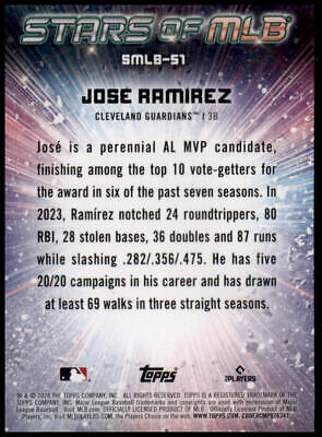 2024 Topps #SMLB-51 José Ramírez Stars of MLB