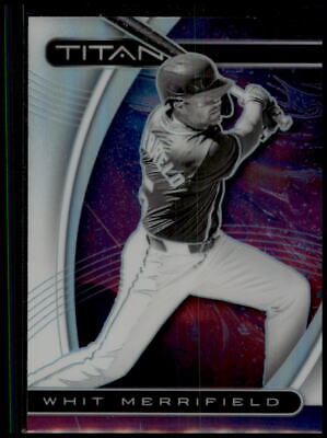 2021 Panini Chronicles #25 Whit Merrifield Titan Holo