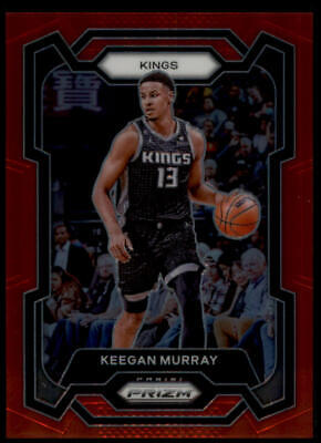 2023-24 Panini Prizm #7 Keegan Murray Prizms Red #/299