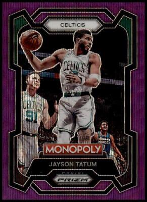 2023-24 Panini Prizm Monopoly #7 Jayson Tatum Purple