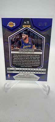 2023-24 Panini Mosaic #73 Anthony Davis Green Prizm /75