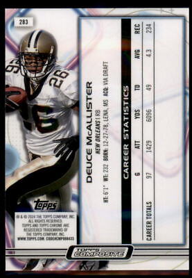 2023 Topps Composite #283 Deuce McAllister Cosmic Chrome