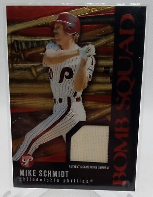 2003 Topps Pristine #PBS-MS2 Mike Schmidt Bomb Squad Relics Patch