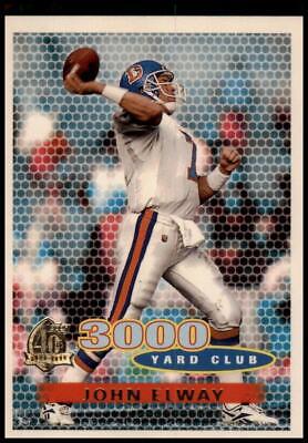 1996 Topps #376 John Elway 40th Anniversary 3000 yard Club