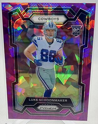 2023 Panini Prizm #325 Luke Schoonmaker Purple Ice Rookie #/225