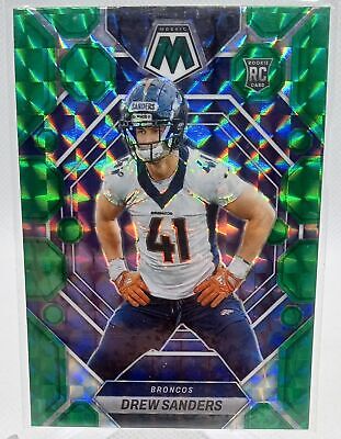 2023 Panini Mosaic #318 Drew Sanders Green Mosaic Rookie