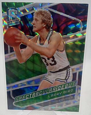 2023-24 Panini Spectra Spectracular Debuts #184 Larry Bird Interstellar #/99