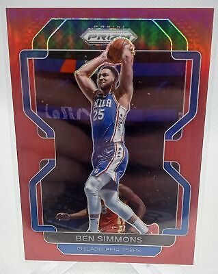 2021-22 Panini Prizm #199 Ben Simmons Red #/299