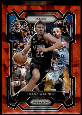 2023-24 Panini Prizm #1 Franz Wagner Prizms Red Ice