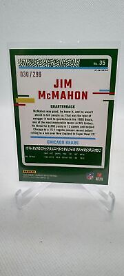 2023 Donruss Optic #35 Jim McMahon Aqua Prizm /299