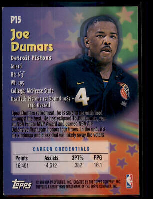 1999-00 Topps #P15 Joe Dumars Patriarchs