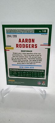 2023 Donruss Optic #148 Aaron Rodgers Aqua Prizm /299