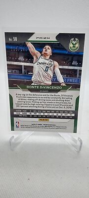 2020-21 Panini Prizm #50 Donte DiVincenzo Red Prizms #/299