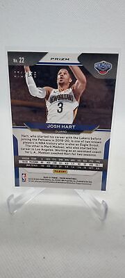 2020-21 Panini Prizm #22 Josh Hart Purple Ice Prizms #/175