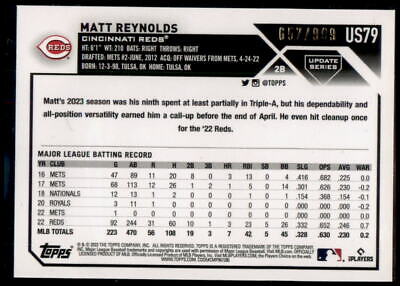 2023 Topps Update #US79 Matt Reynolds Blue Foil #/999