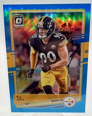 2020 Donruss Optic #85 T.J. Watt Aqua #/299