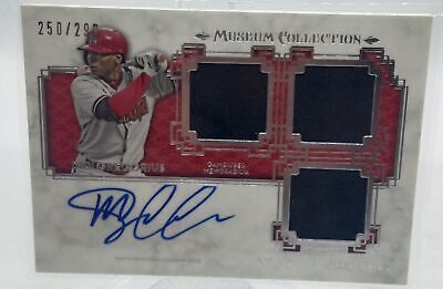 2014 Topps Museum Collection  Didi Gregorius Swatches Triple Patch Auto #/299