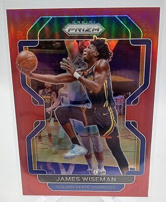 2021-22 Panini Prizm #61 James Wiseman Red #/299