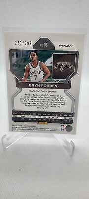 2021-22 Panini Prizm #33 Bryn Forbes Red #/299