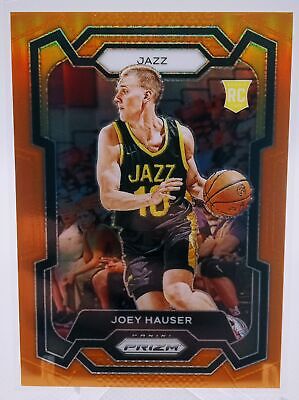 2023-24 Panini Prizm #293 Joey Hauser Prizms Orange #/49