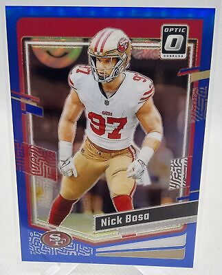 2023 Donruss Optic #173 Nick Bosa Blue #/199