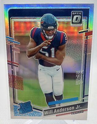 2023 Donruss Optic #246 Will Anderson Jr. Holo Silver Rated Rookie